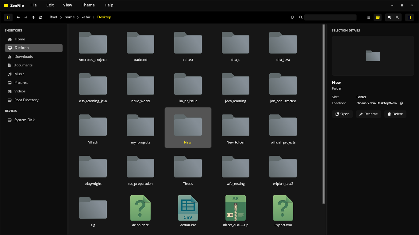 Multi-color folder 1
