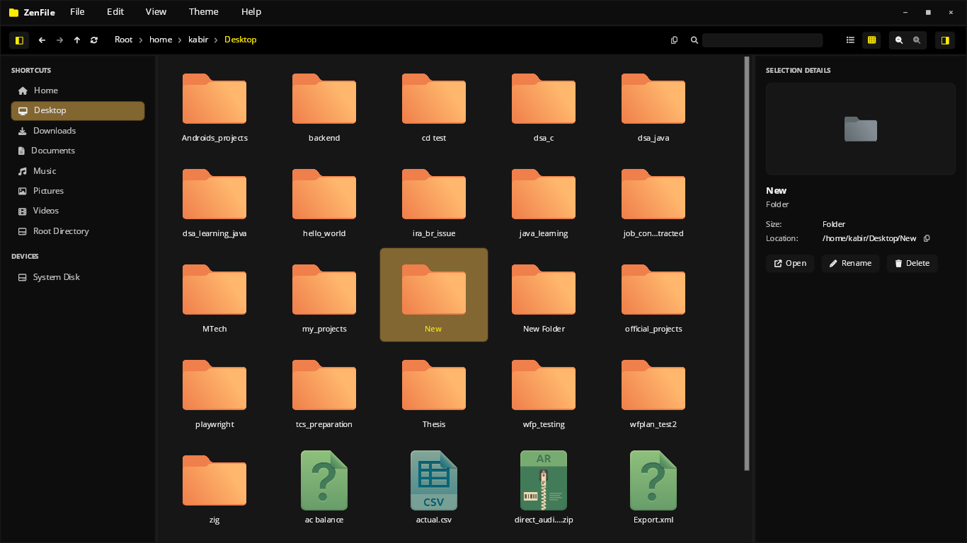 Multi-color folder 2