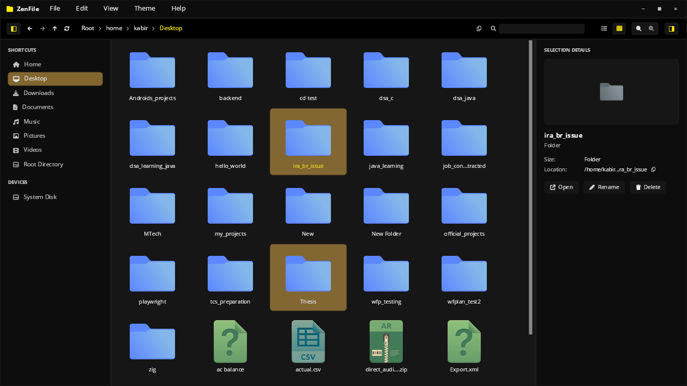 Multi-color folder 3