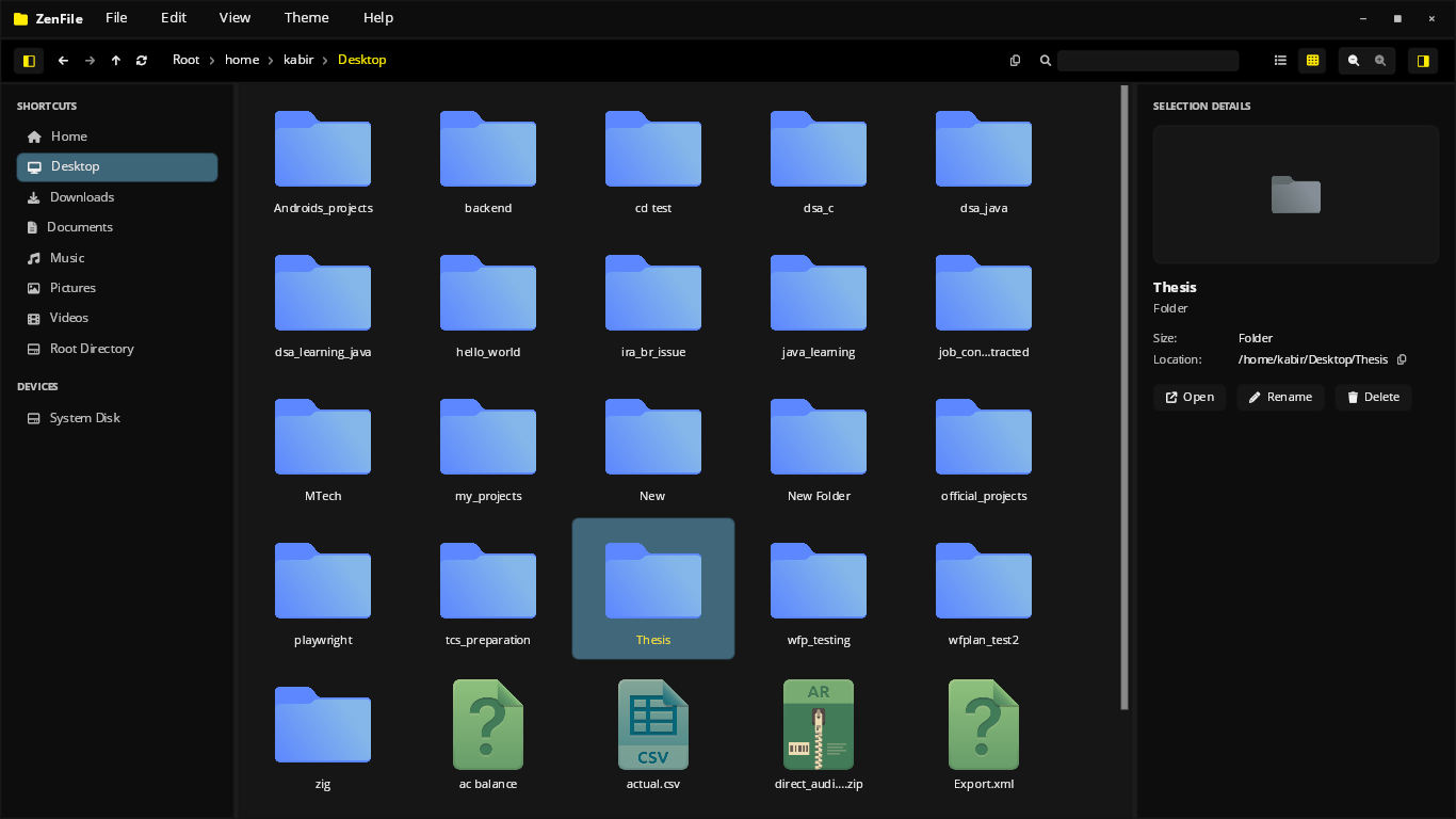 Multi-color folder 4