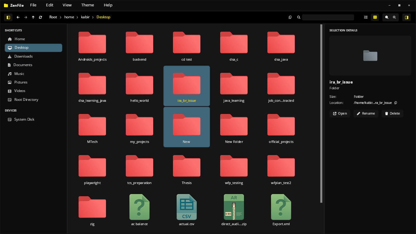 Multi-color folder 5