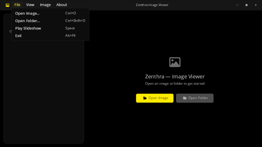 Workspace dark visualization layout
